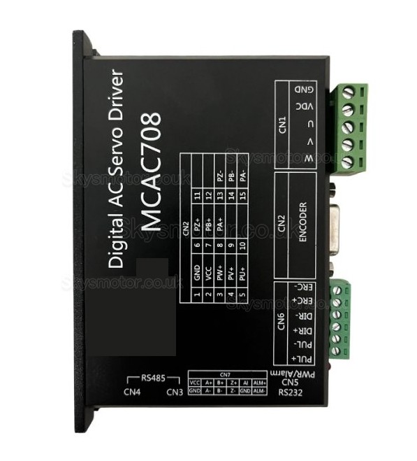 Digital DC Servo Driver MCAC708 10A 24-50V for DC Servo motor